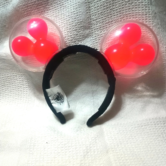 Disney Parks Red Mickey Mouse Balloon Light Up Ears Headband Best Day Ever SALE! - Picture 2 of 7